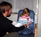 Daddy, Cara, and Amelia