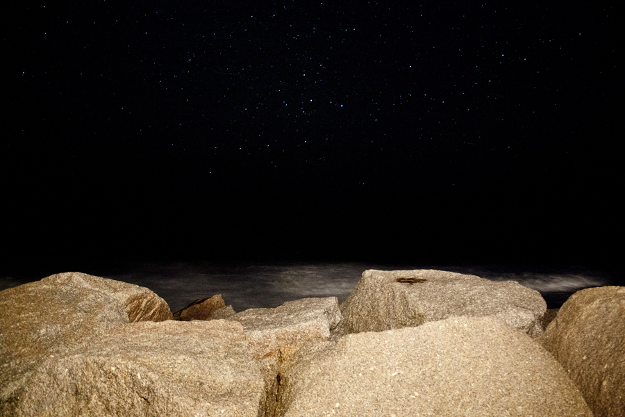 Ft. Fisher, NC – Rocks and Sky