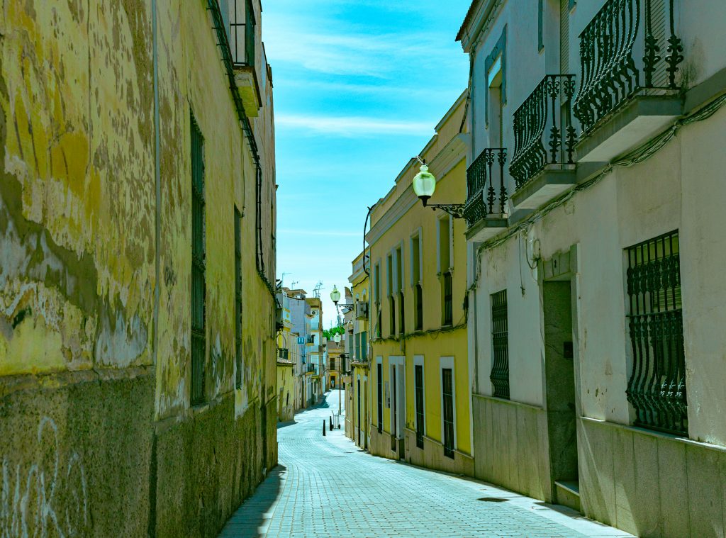 Street view. Mérida, Spain.